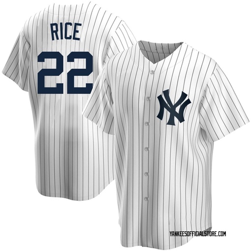Ben Rice Men's New York Yankees White Replica Home Jersey