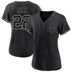Ben Rice Women's New York Yankees Black Replica Fashion Jersey -