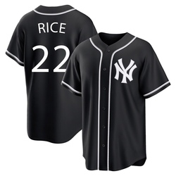 Ben Rice Youth New York Yankees Black Replica Fashion Out Jersey