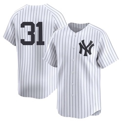 Cam Schlittler Men's New York Yankees White Limited Yankee Home 2nd Jersey