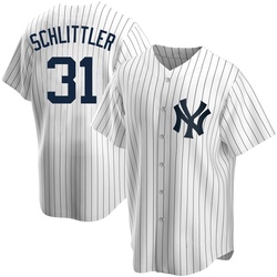 Cam Schlittler Men's New York Yankees White Replica Home Jersey