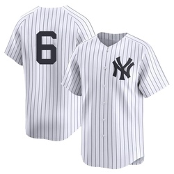 Joe Torre Men's New York Yankees White Limited Yankee Home 2nd Jersey