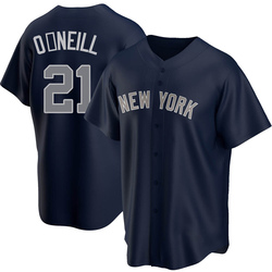 Paul O'Neill Men's New York Yankees Navy Replica Alternate Jersey