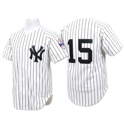 Thurman Munson Men's New York Yankees White Authentic Throwback Jersey - Mitchell and Ness